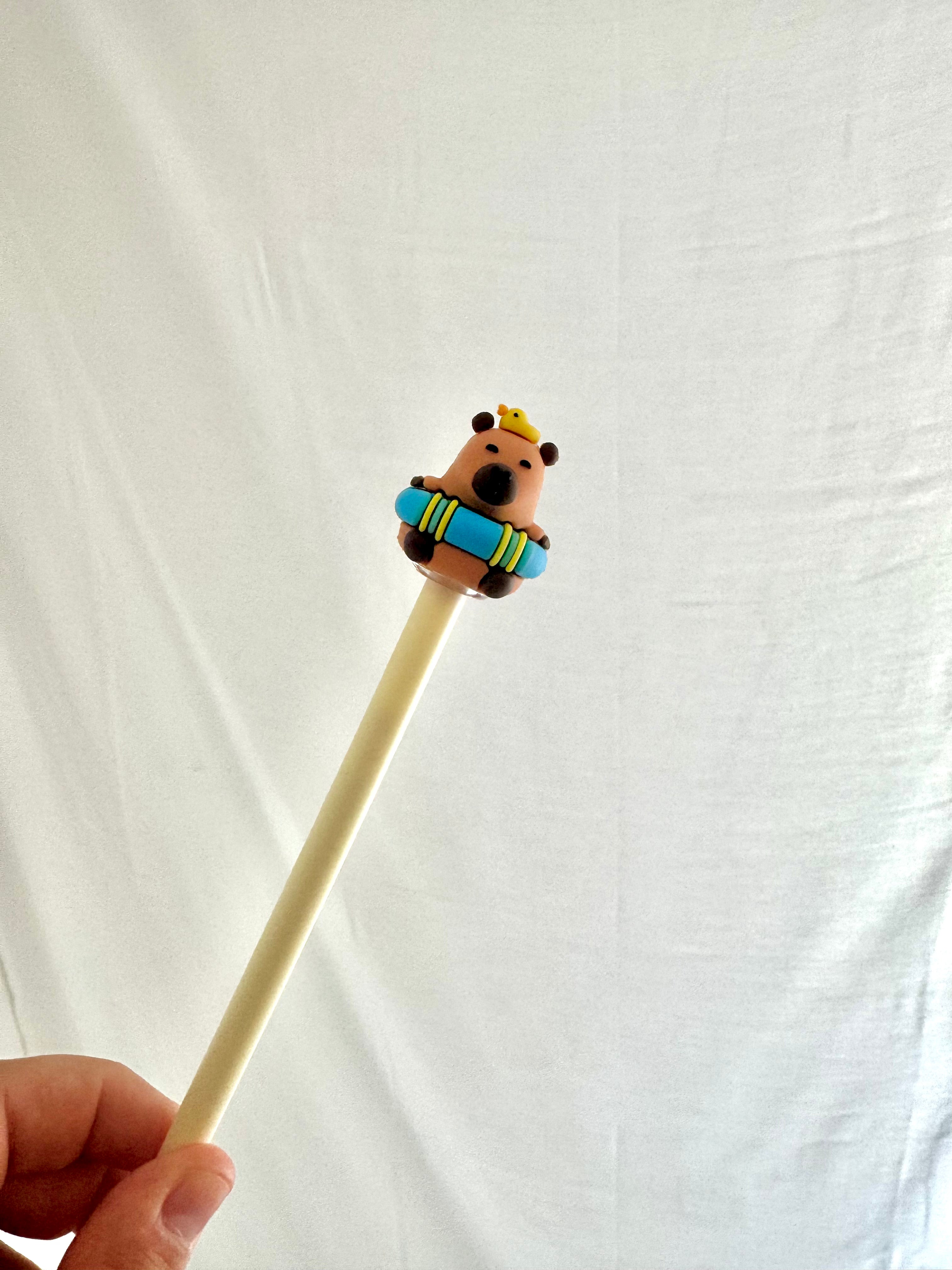 Lot de 3 stylos capybara