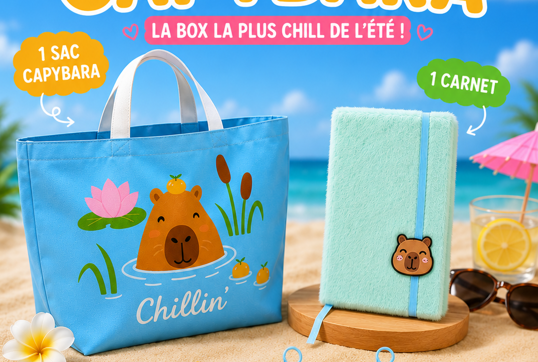 Box numéro 6 thème été - capybara